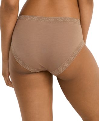 Women's High-Cut Lace Trimmed Brief Underwear 4611