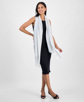 I.N.C. International Concepts - Pleated Shine Wrap Scarf