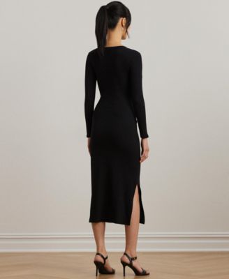 送料関税無【LAUREN RALPH LAUREN】COTTON-BLEND DRESS 送料関税無【LAUREN RALPH LAUREN】COTTON-BLEND DRESS