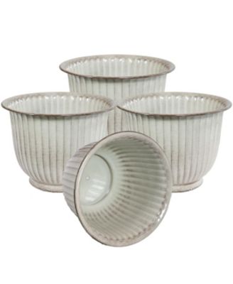 Carlotta Metal Indoor or Outdoor Planter with Drainage Hole - 14.75 in