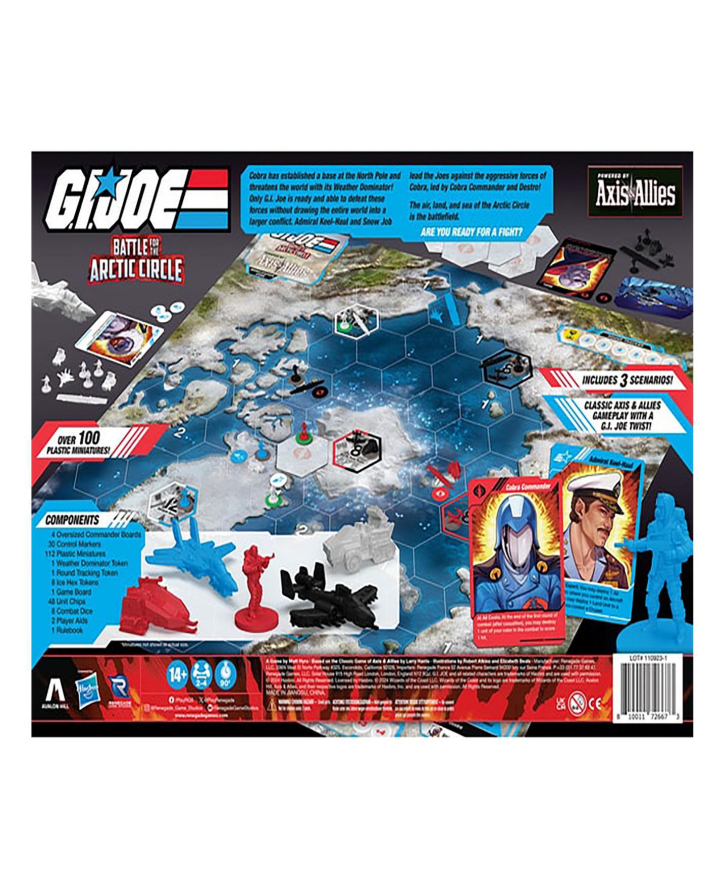 Детские настольные игры Renegade Game Studios Battle for the Arctic Circle Strategy Board Game, Ages 14+ — фото 2