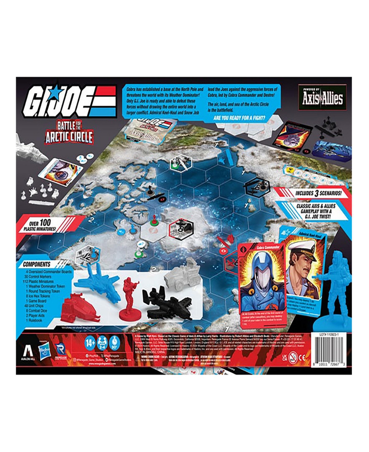 Renegade Game Studios G.i. Joe Battle For The Arctic Circle Board Game In Multi