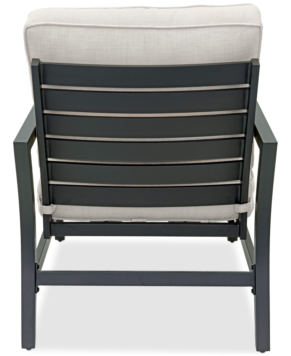 Agio Astaire Outdoor Rocker Club Chair In Pearl White