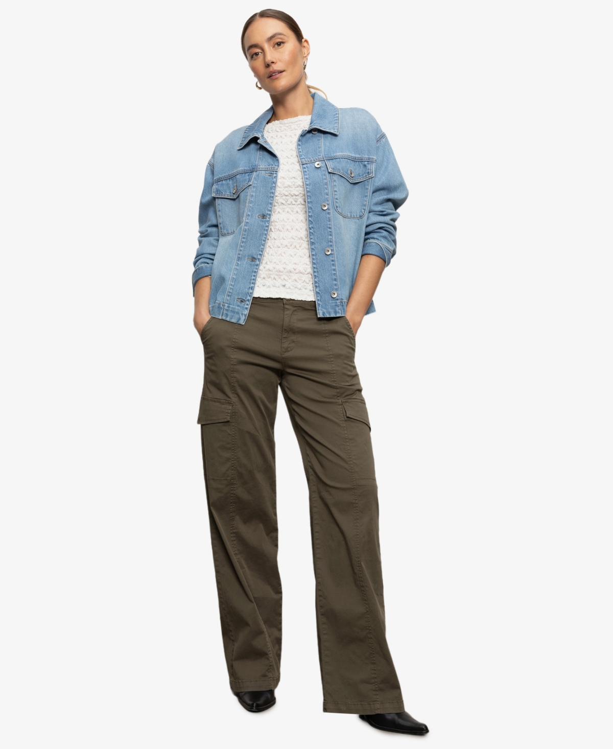 Women's Make Way Button-Front Denim Jacket - Wayfarer