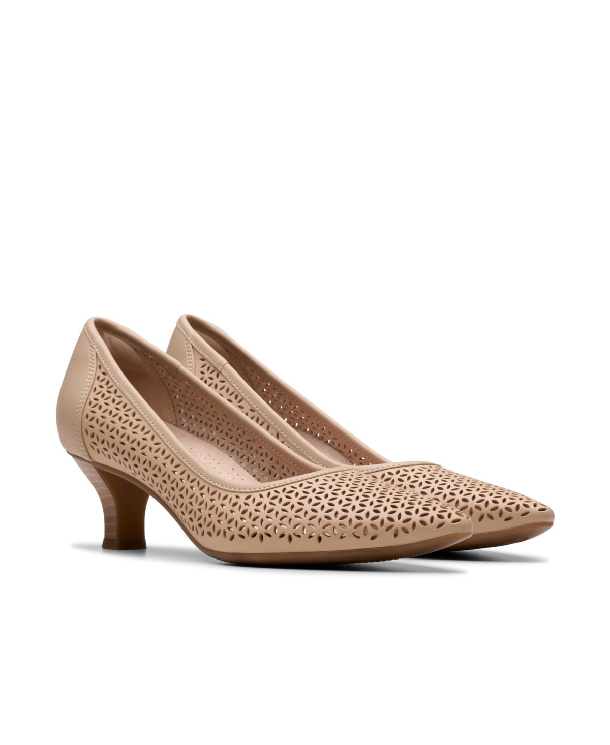 Clarks Collection Women's Kepley Sky Slip-on Pumps In Beige Leather