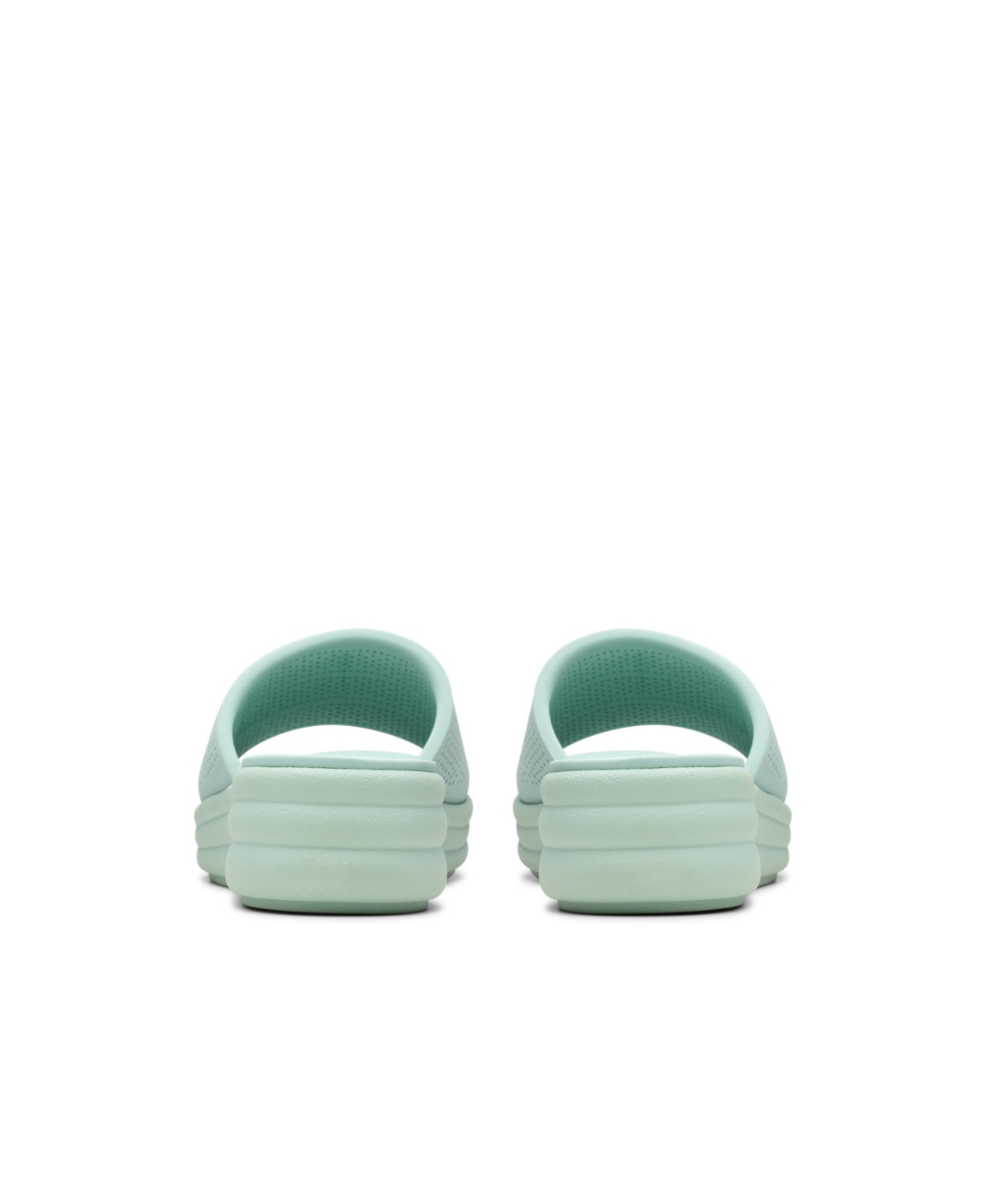 Clarks Cloudsteppers Women's Drift Twist Slip-on Flat Sandals In Mint