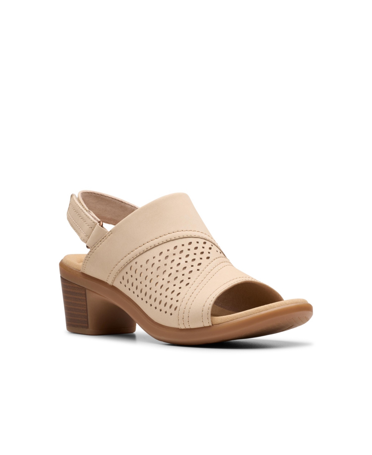 CLARKS COLLECTION WOMEN'S EMILY2 MIST BLOCK HEEL SANDALS 