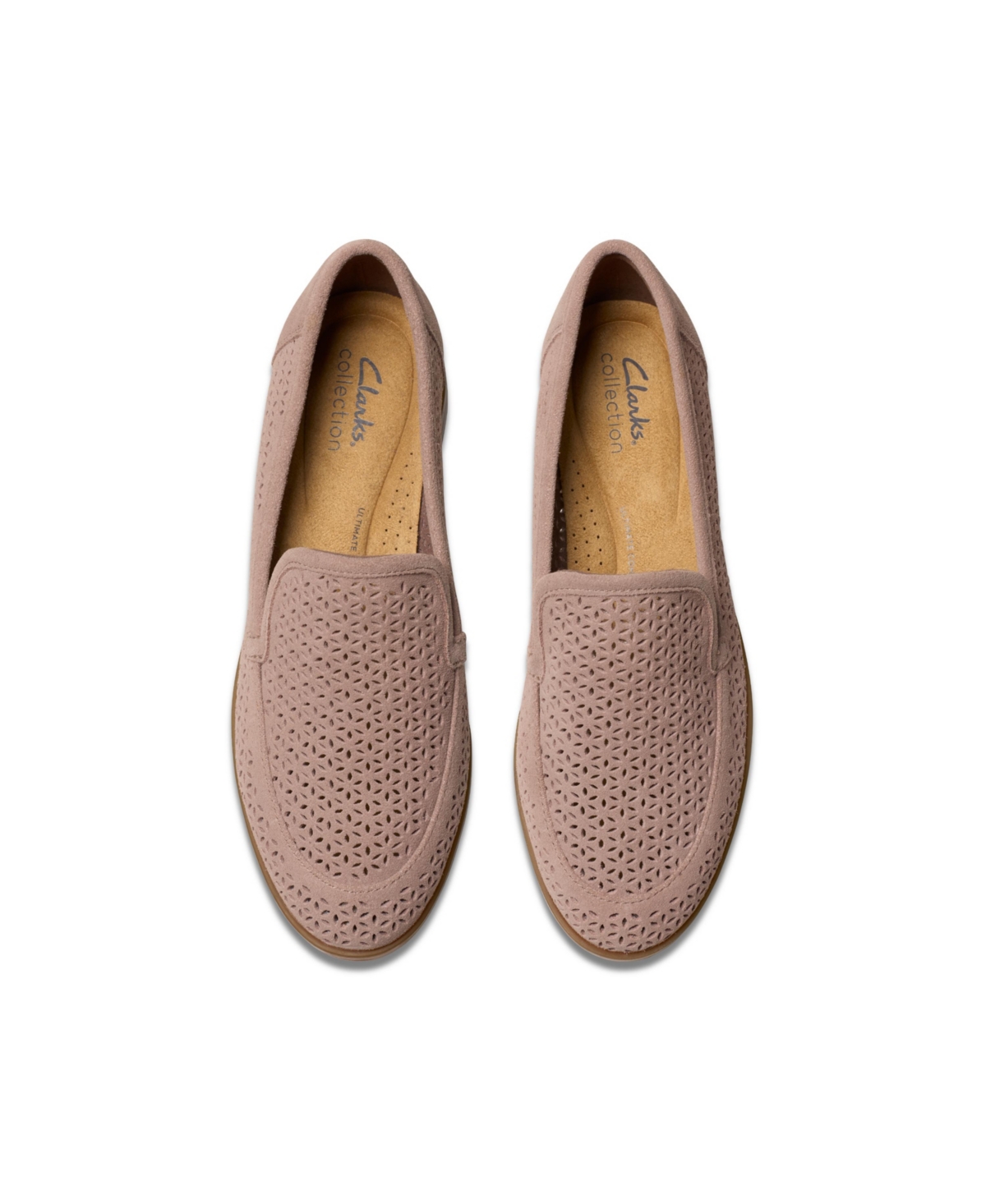 Clarks Trish Cove In Mauve Suede