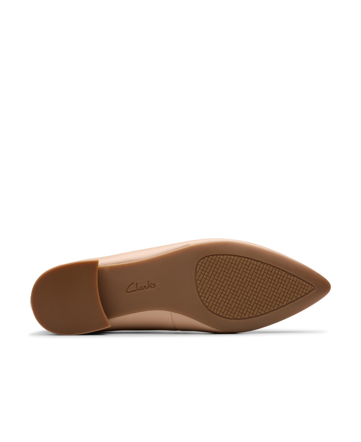 Clarks Collection Women's Natalyn Lane Pointy Toe Shoes In Beige Leather