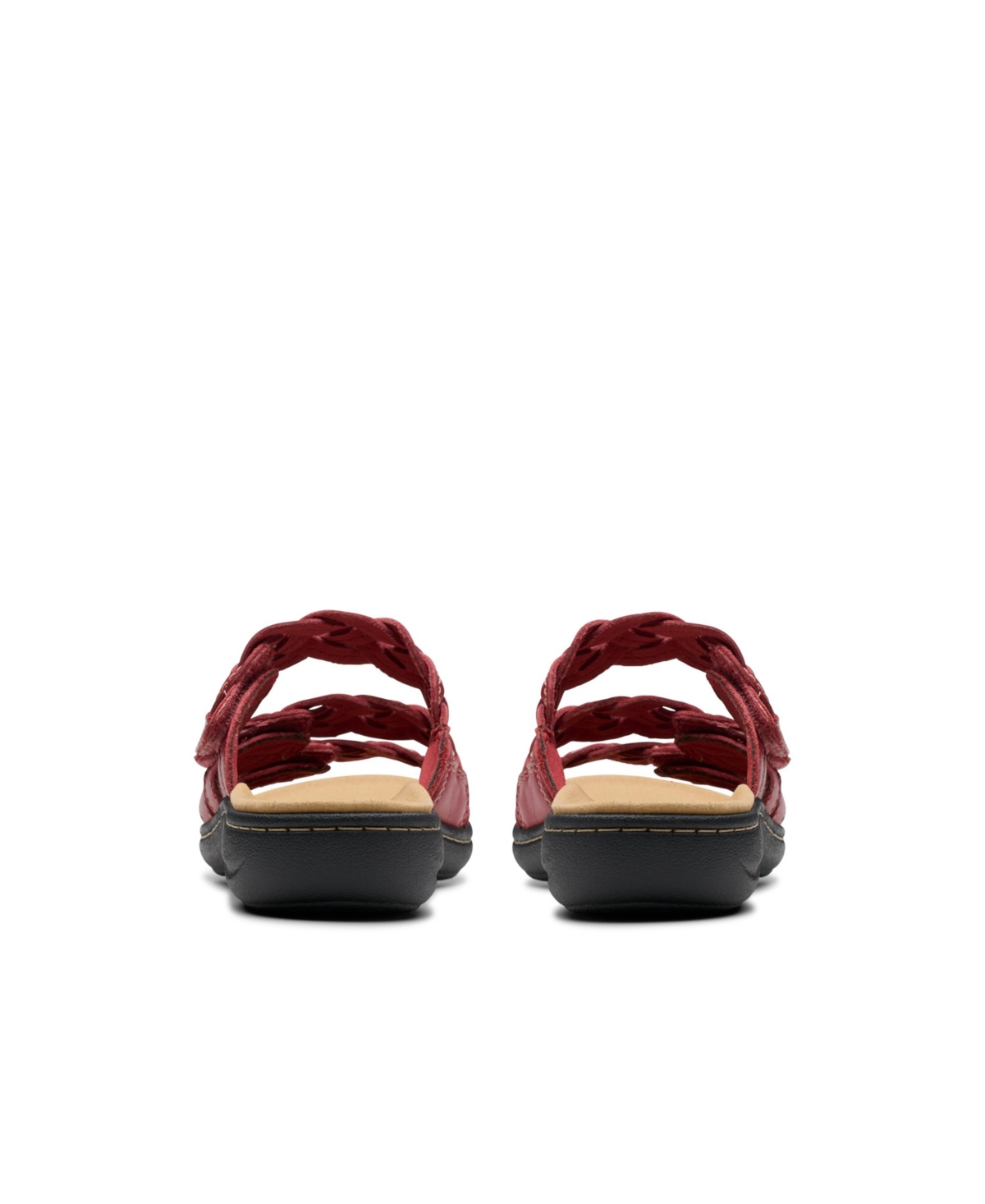 CLARKS COLLECTION WOMEN'S LAURIEANN RIO SLIP-ON FLAT SANDALS 