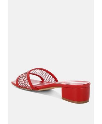 Kenzia Rhinestone Studded Slip-On Heels