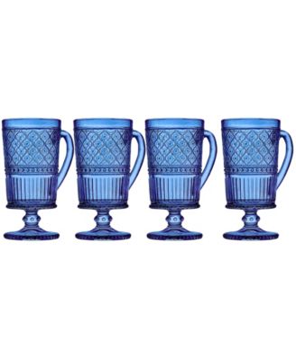 Claro Footed Mug, Set of 4