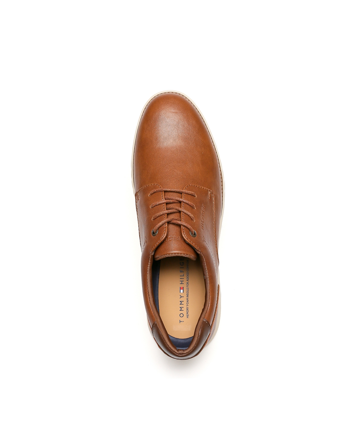 Tommy Hilfiger Men's Zell Casualized Hybrid Oxfords Shoe In Medium Brown