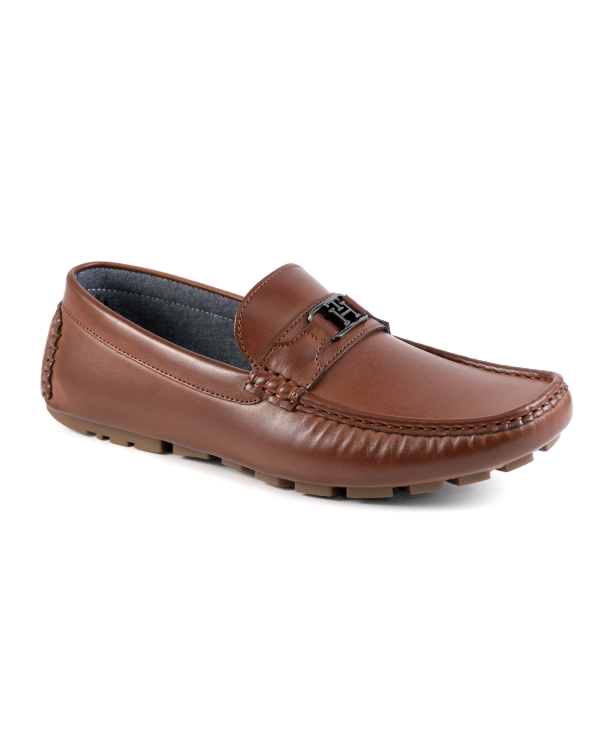 Tommy Hilfiger Men's Attle Moc Toe Driving Loafers In Medium Brown