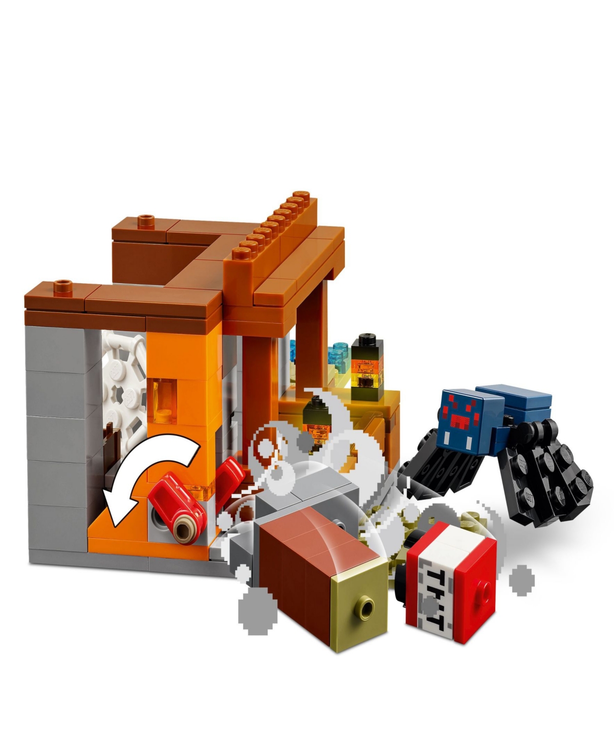 Lego Minecraft The Armadillo Mine Expedition Building Toy 21269, 247 Pieces In Multicolor