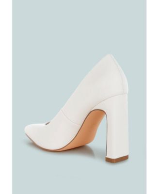 Shacarri Faux Leather Pumps