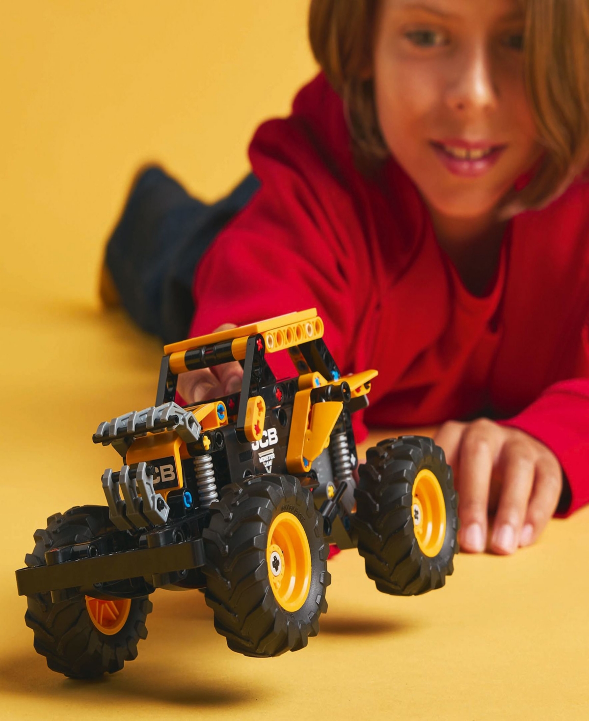 LEGO TECHNIC MONSTER JAM DIGATRON PULL-BACK MONSTER TRUCK BUILDING TOY 42199, 218 PIECES 