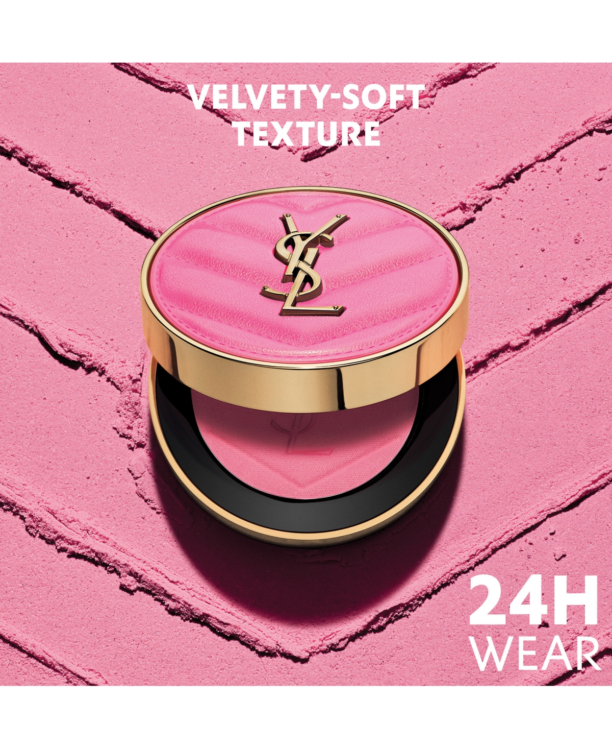 Saint Laurent Make Me Blush 24h Buildable Powder Blush In 87 Pink Voltage