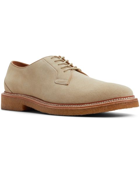 Обувь Brooks Brothers Men's Ronald Leather Lace Up Dress Shoe, цвет: Бежевый