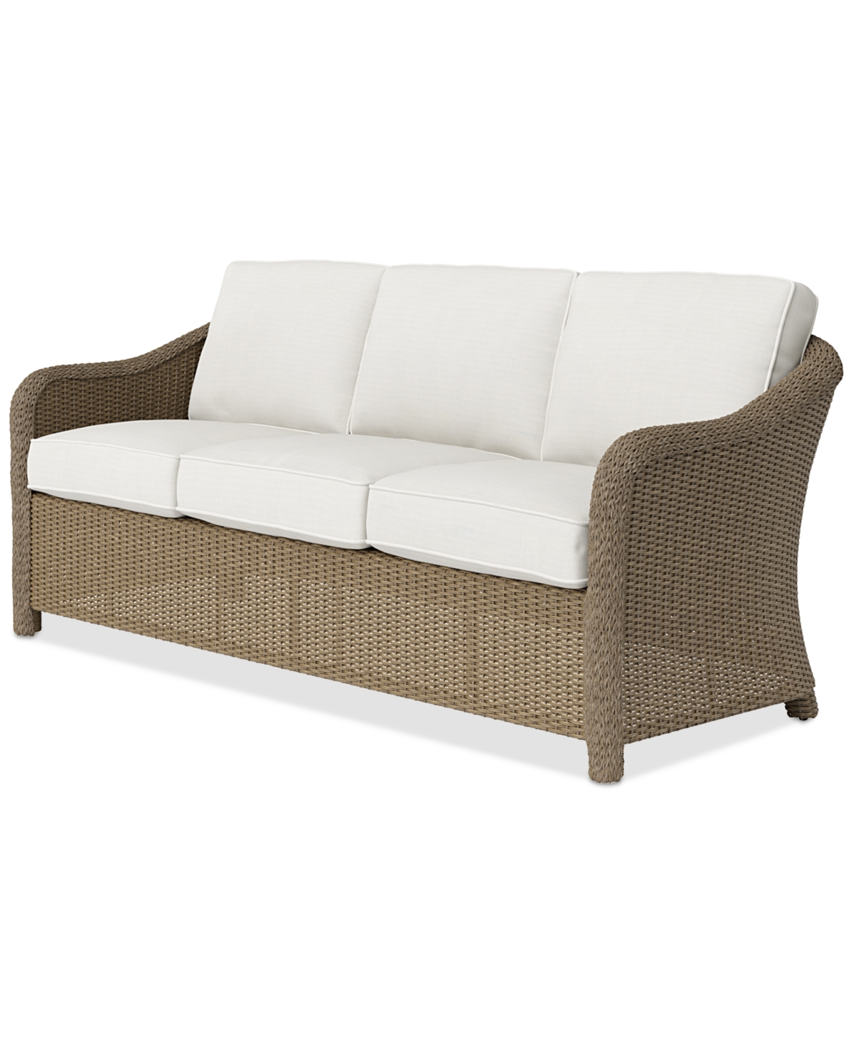 Agio Sonetta Outdoor Sofa In Pearl White