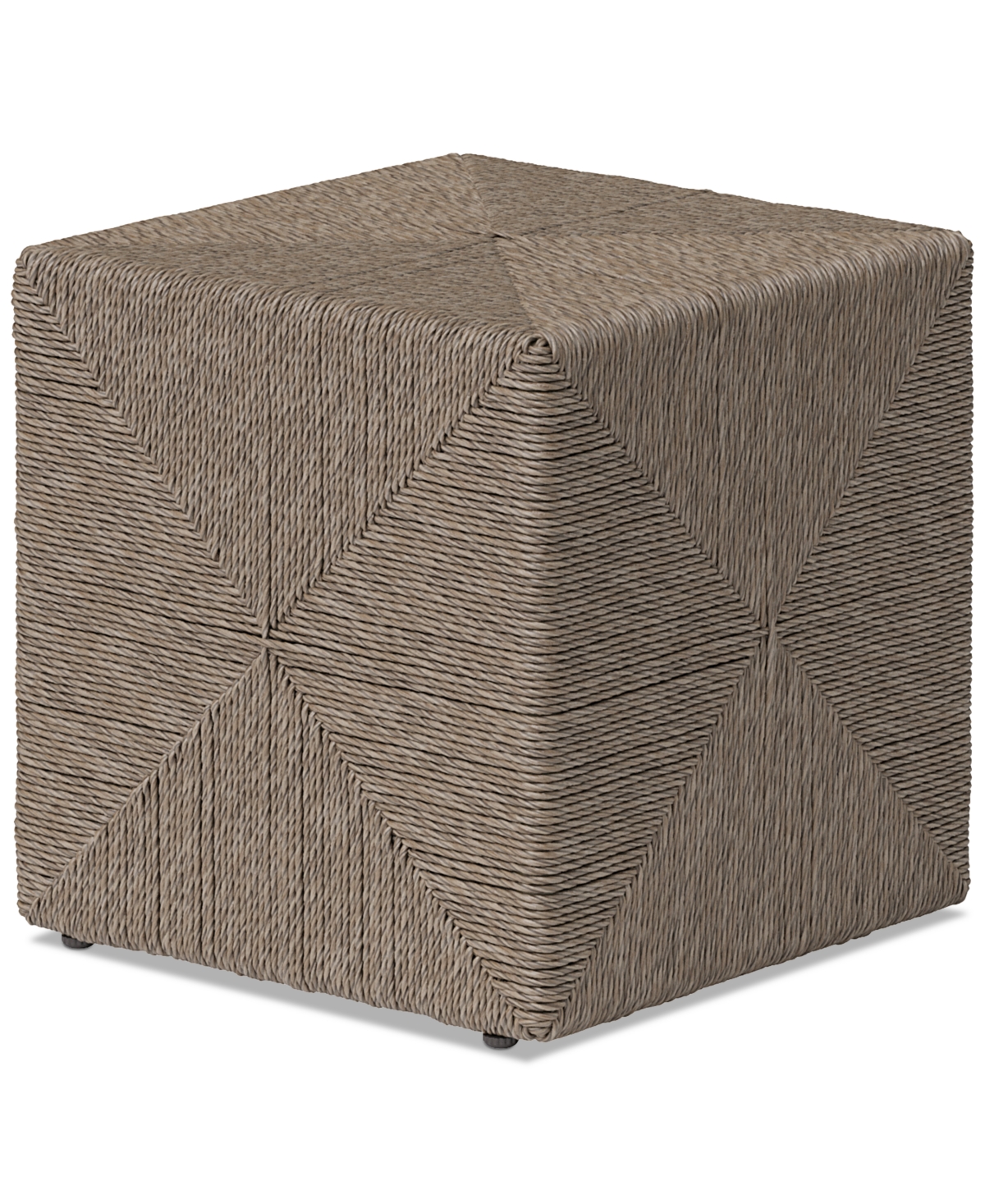 Shop Agio Sonetta Outdoor Seating Cube, Created For Macy's In Light Beige