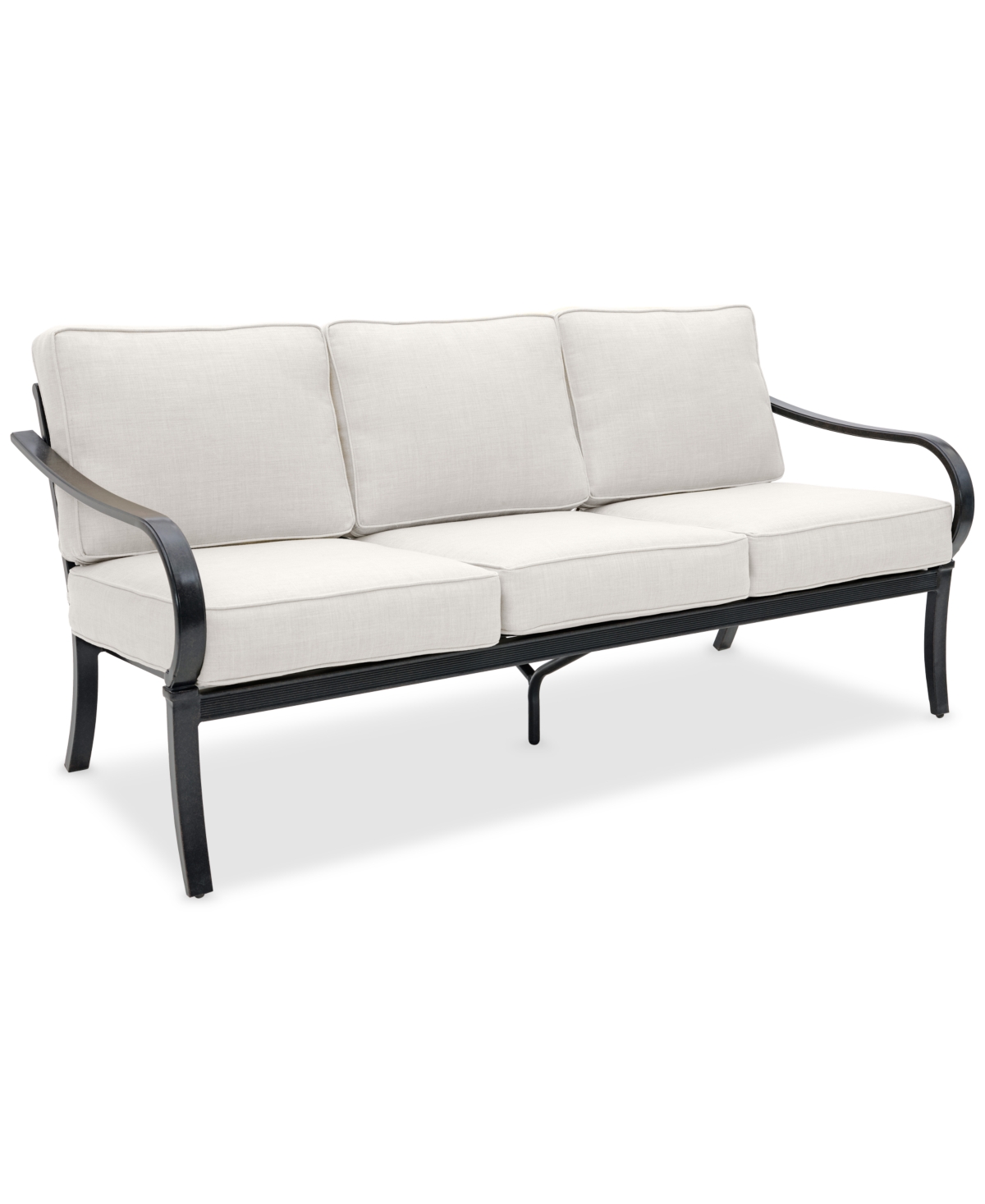 Agio St Croix Outdoor Sofa In Pearl White