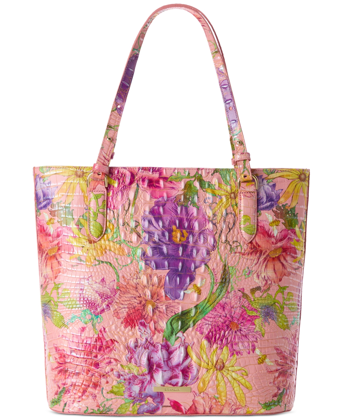 Ezra Melbourne Leather Tote - Perennial