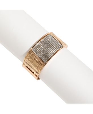 Embellished Cluster Cuff Bracelet