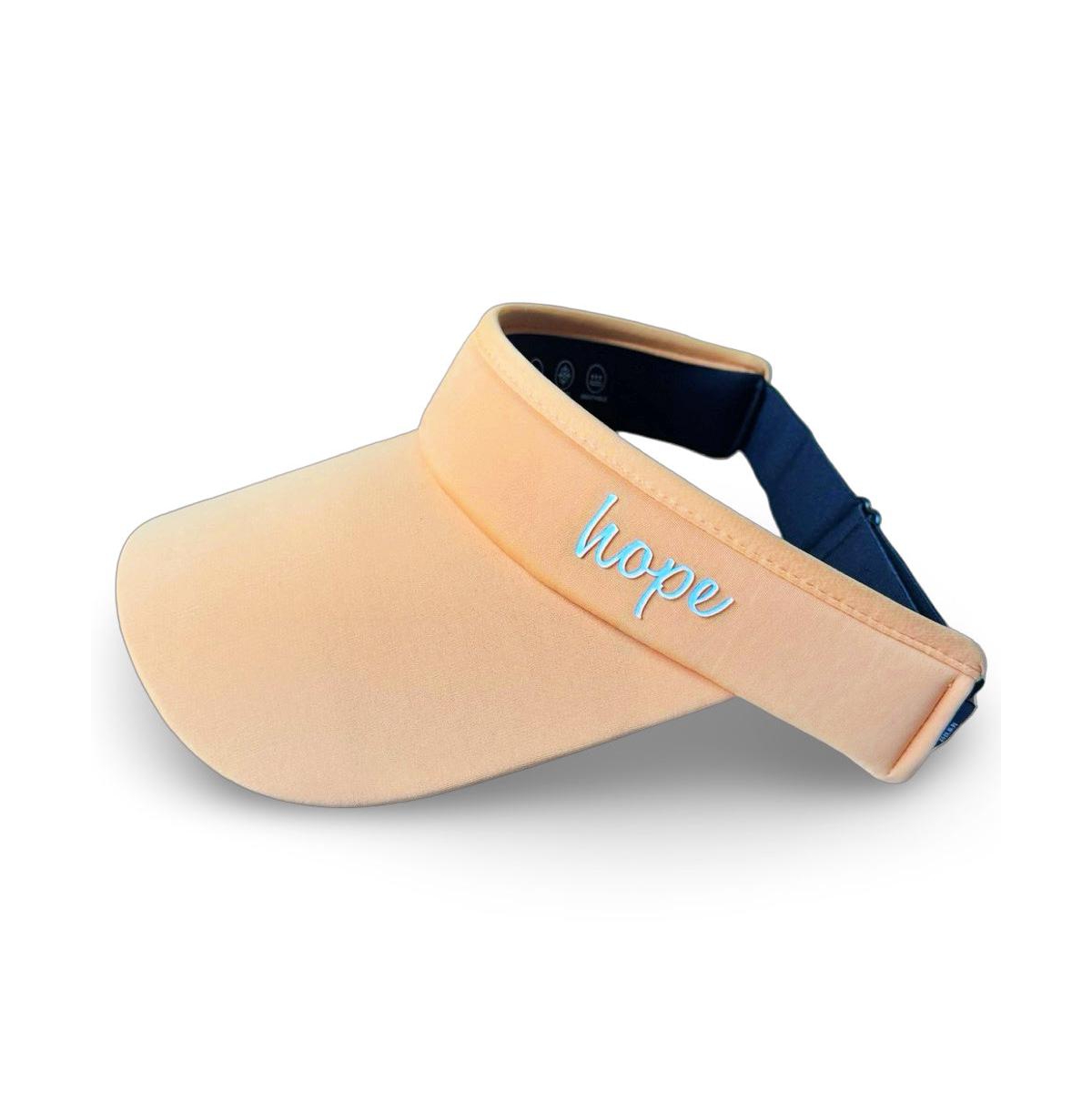 Women's Adjustable Band Sport Visor - Light Orange - Orange