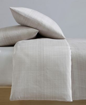 CLOSEOUT! Textural Rib Cotton Sateen 3-Pc. Comforter Set, Queen