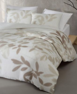 CLOSEOUT! Shadow Branches M&eacute;lange Gauze 3-Pc. Comforter Set, King