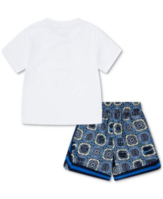 Little Boys Dri-FIT DNA 24 Graphic T-Shirt & Shorts, 2 Piece Set