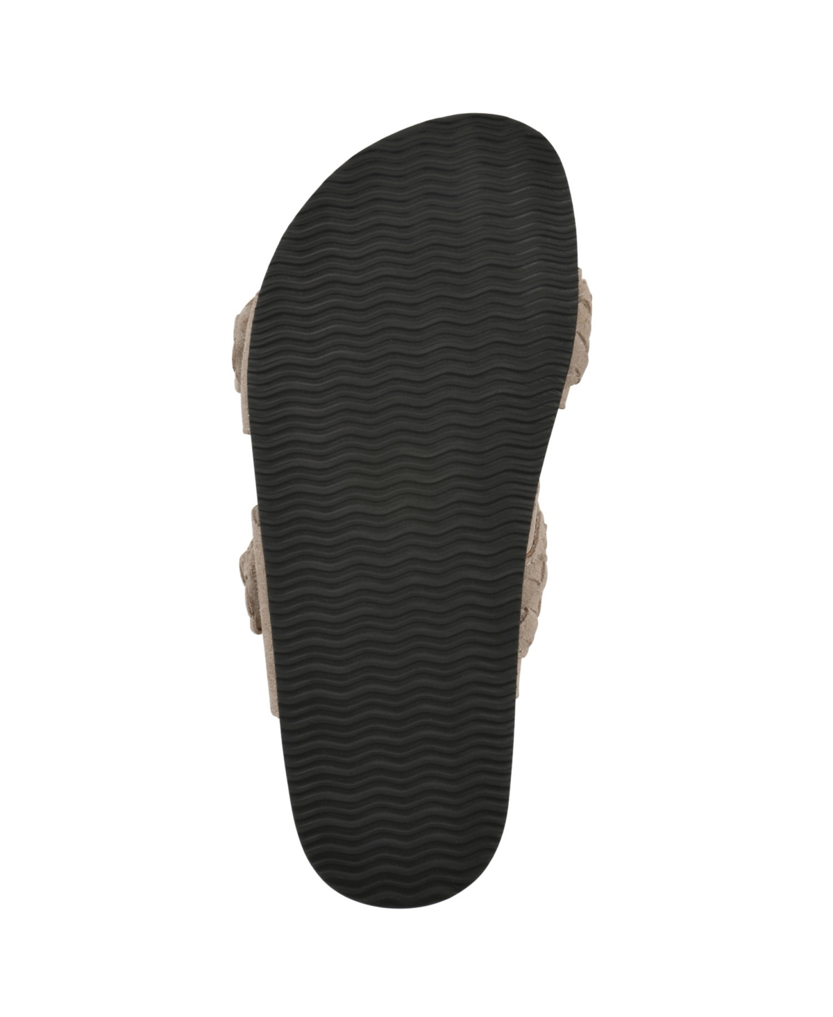 White Mountain Women's Hey Hey Round Toe Flat Sandals In Sandal Wood Suede