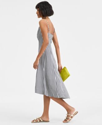 Women's Mommy & Me Gingham High-Low Midi Dress, Exclusively at Macy's
