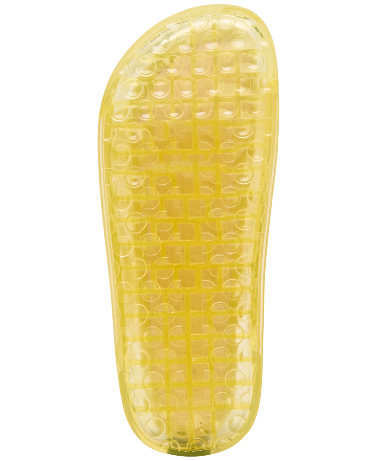 Shop Dolce Vita Women's Julio Jelly Double-band Jelly Footbed Sandals In Lemon Vinyl