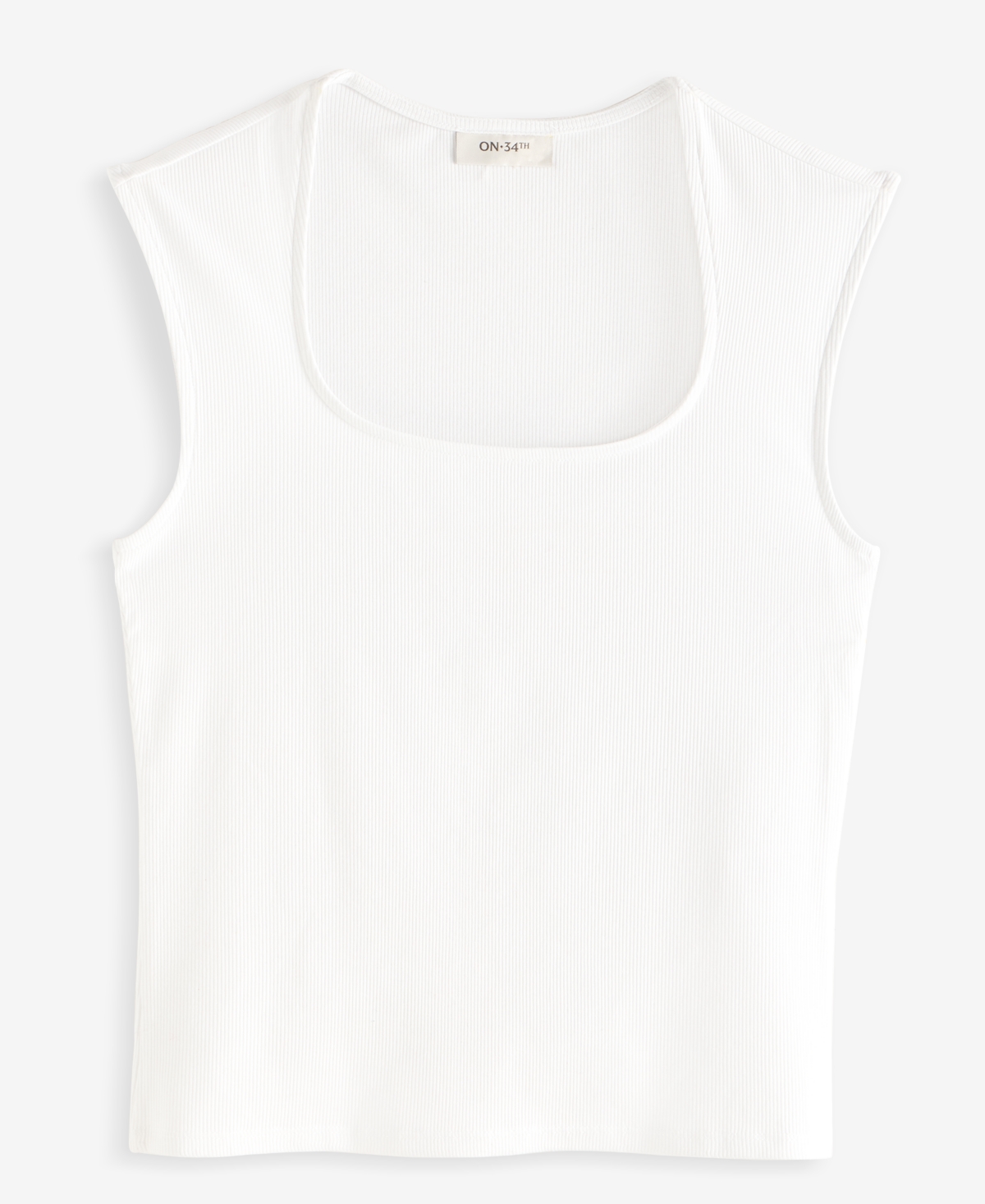 On 34th Women's Knit Scoop-neck Raglan-cap-sleeve Top, Exclusively At Macy's In Bright White