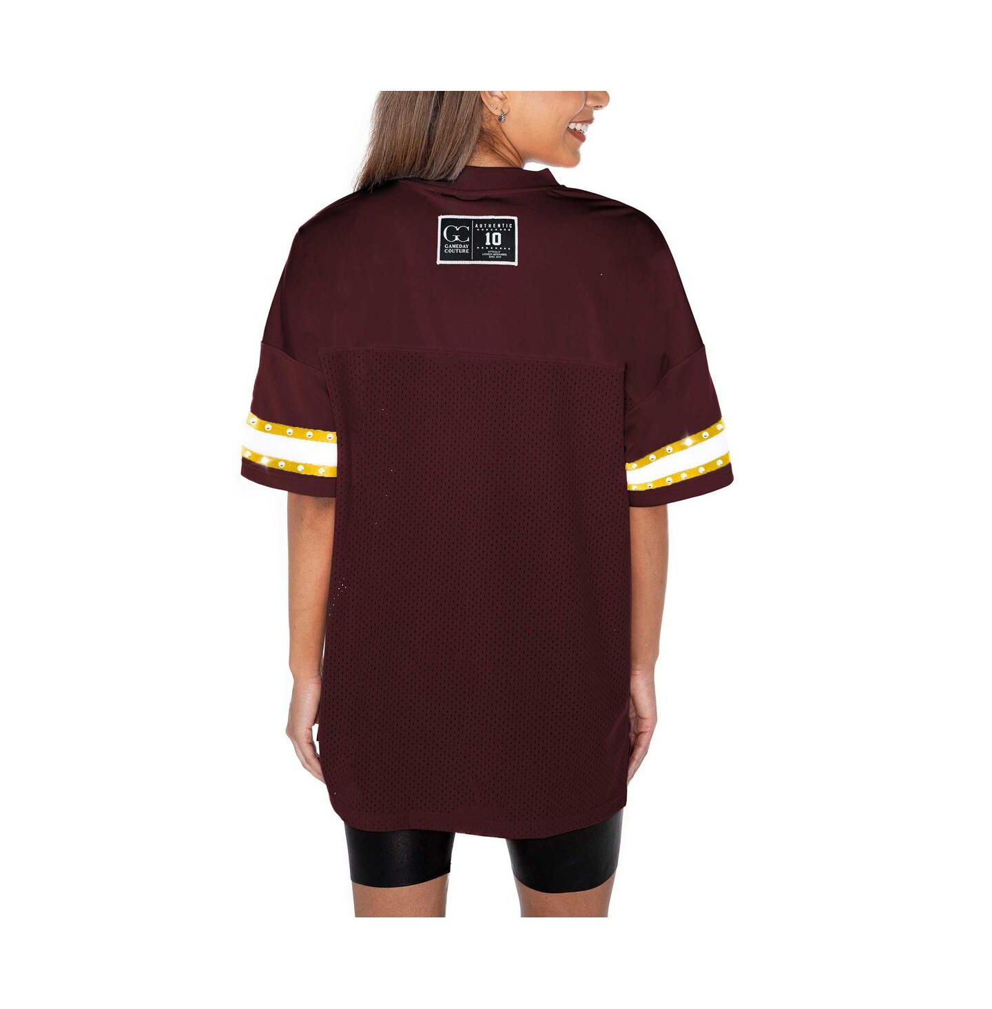 Женская футболка Gameday Couture Maroon Minnesota Golden Gophers Until Kickoff Rhinestone Fashion — фото 2
