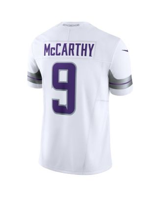 Men's J.J. McCarthy White Minnesota Vikings Vapor F.U.S.E. Limited Jersey