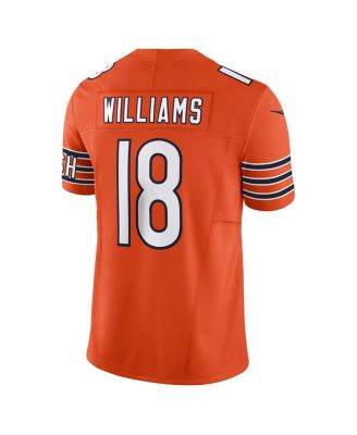 Men's Caleb Williams Orange Chicago Bears Vapor F.U.S.E. Limited Jersey