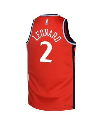 Big Boys and Girls Kawhi Leonard Red LA Clippers Swingman Jersey - Statement Edition