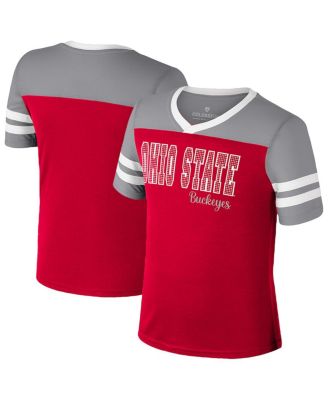 Colosseum - Big Girls Scarlet Ohio State Buckeyes Space Opera T-Shirt