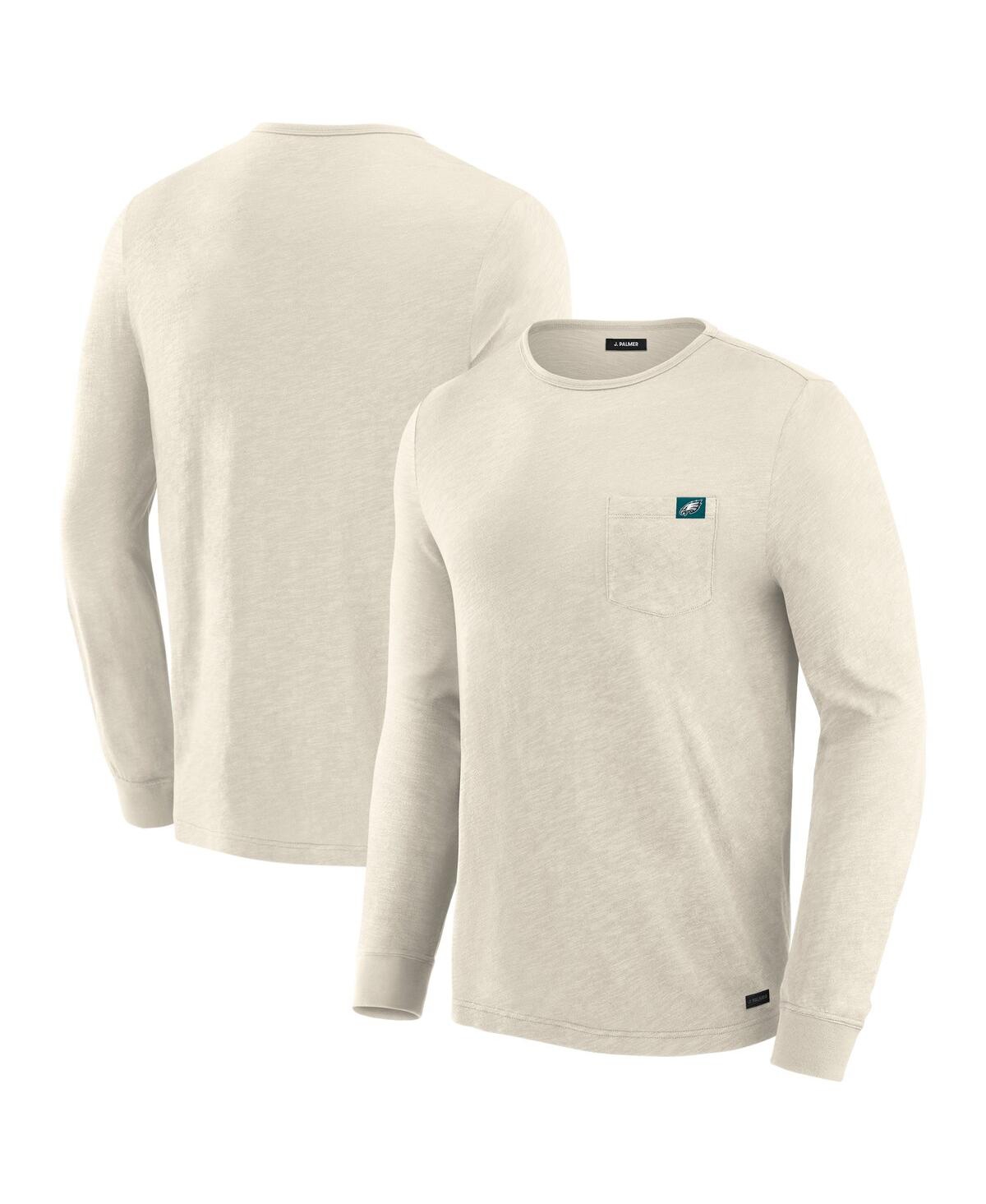 Men's White Philadelphia Eagles In-The-Pocket Long Sleeve T-Shirt - White