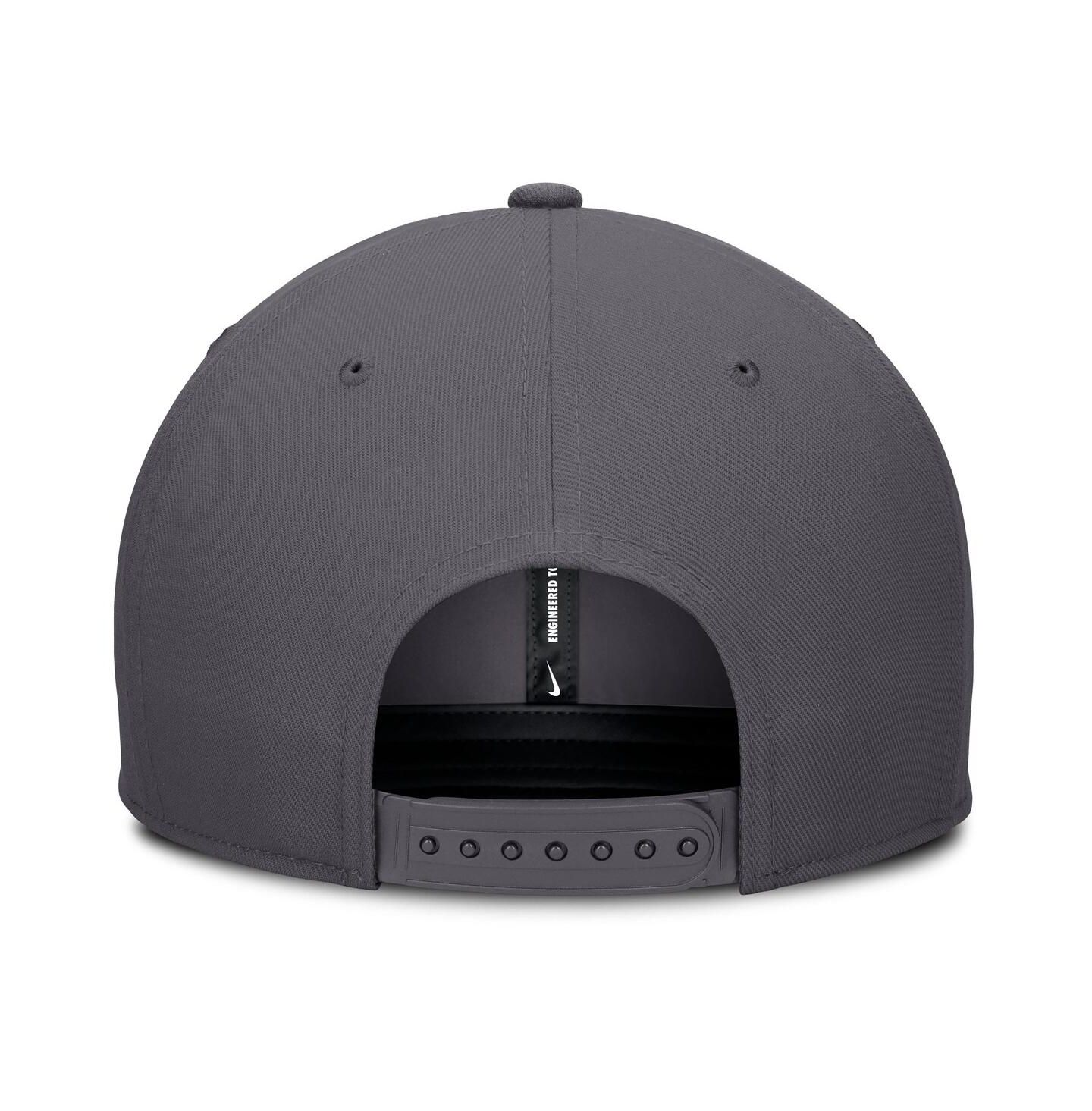 Мужская кепка Nike Gray Los Angeles Angels Pro Performance Snapback Hat — фото 2