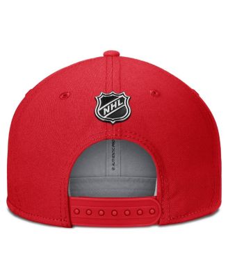 Men's Red Detroit Red Wings Authentic Pro Team Rink Snapback Hat