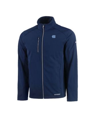 Men's Navy North Carolina Tar Heels Evoke Softshell Full-Zip Jacket