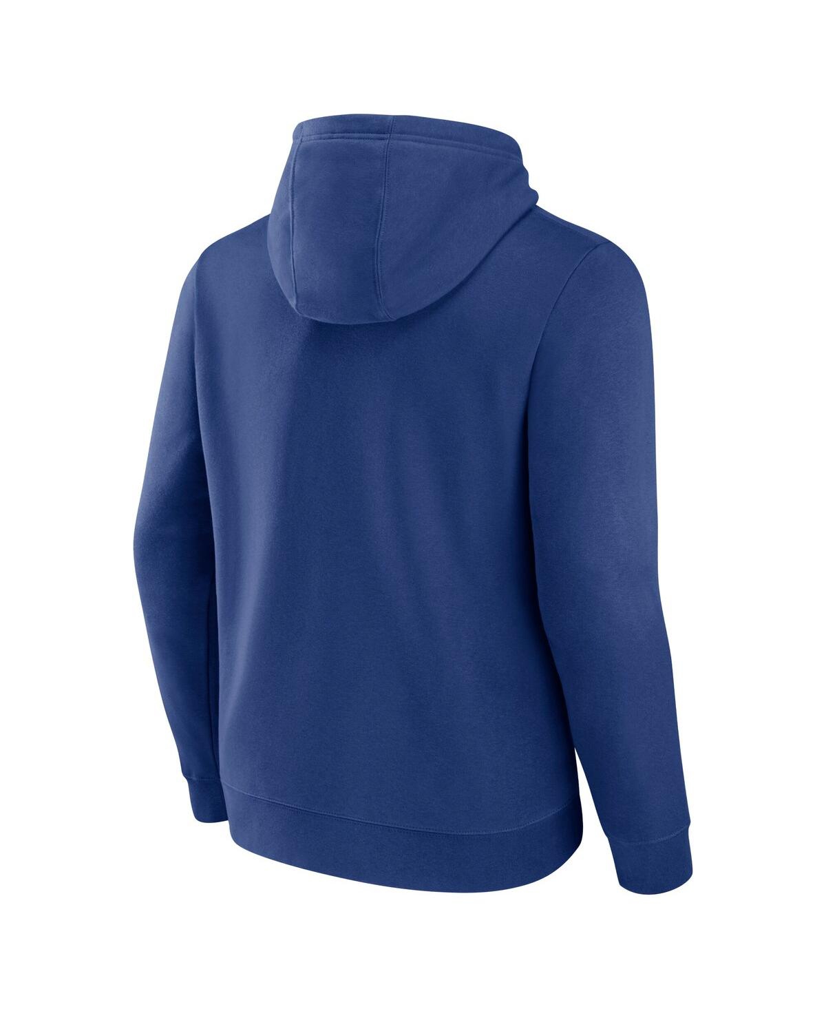 Fanatics Men's Blue Tampa Bay Lightning Authentic Pro Core Primary Fleece Pullover Hoodie In Blue