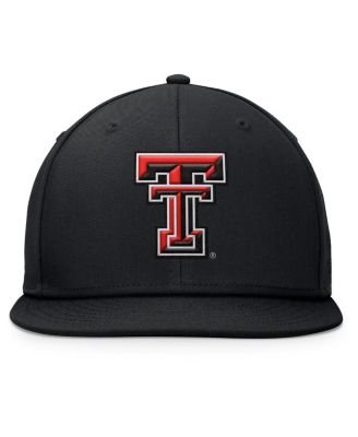 Men's Black Texas Tech Red Raiders Fundamental Snapback Hat