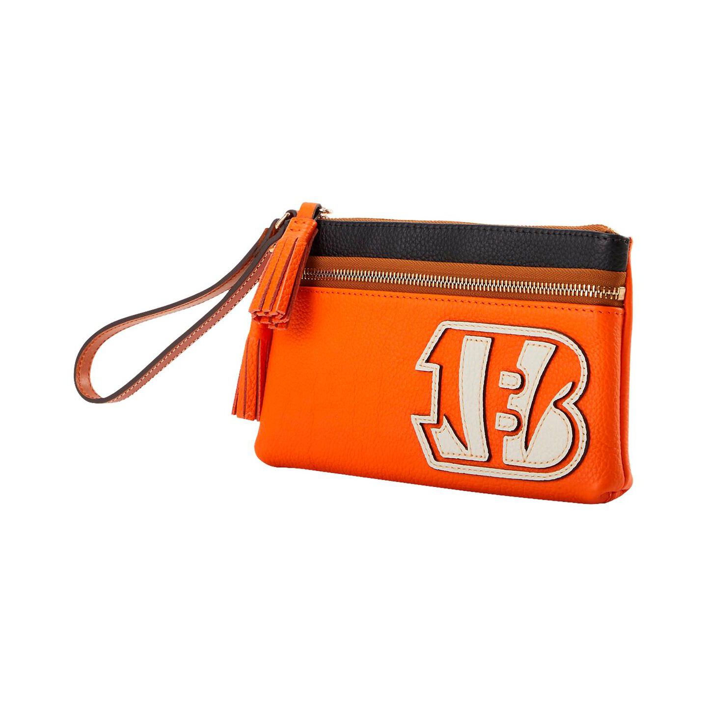 Женская сумка Dooney & Bourke Cincinnati Bengals Infield Double-Zip Wristlet — фото 4