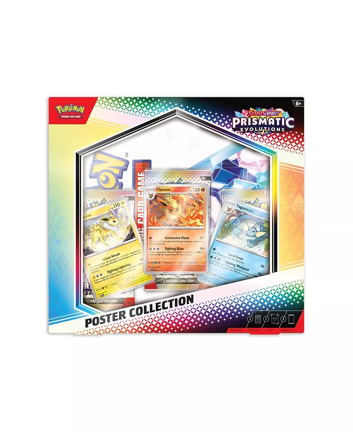 Pokemon Scarlet and Violet Prismatic Evolutions Poster Collection