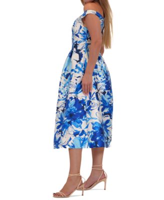 Women's Floral-Print Midi Dress